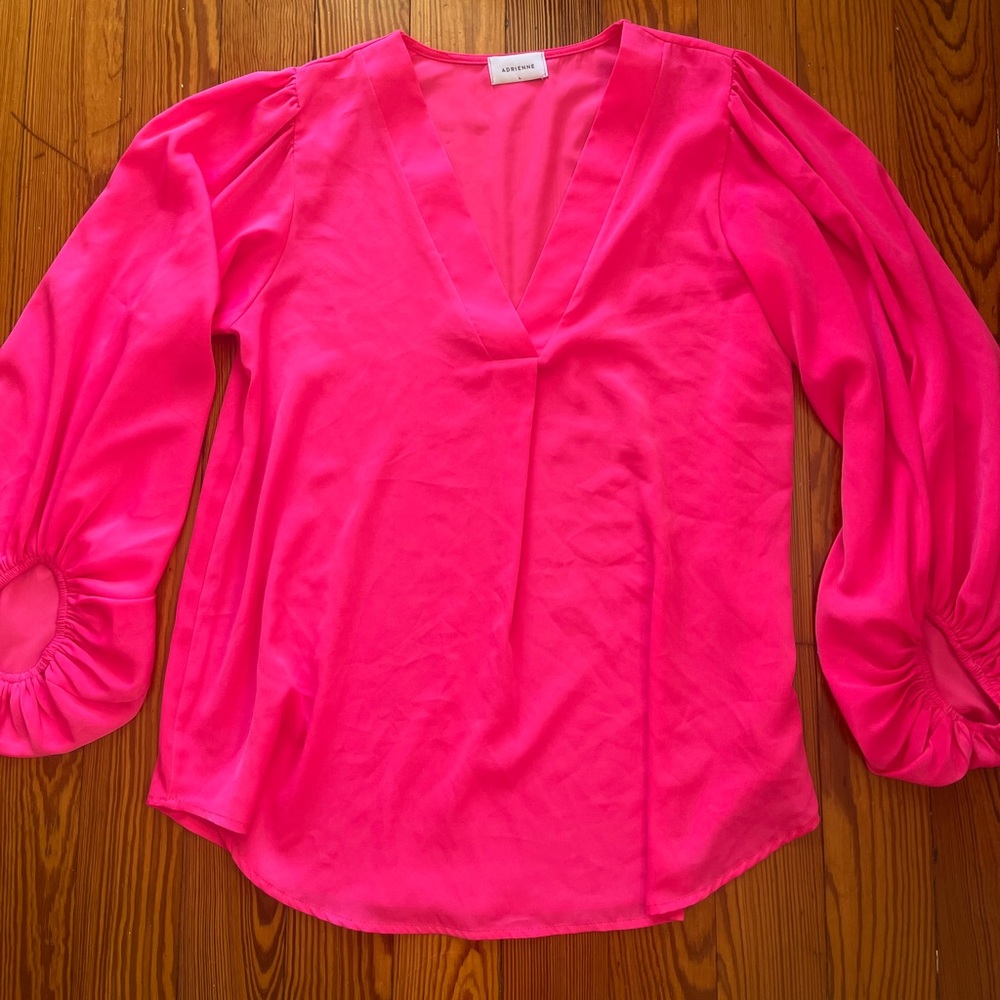 Large hot pink top